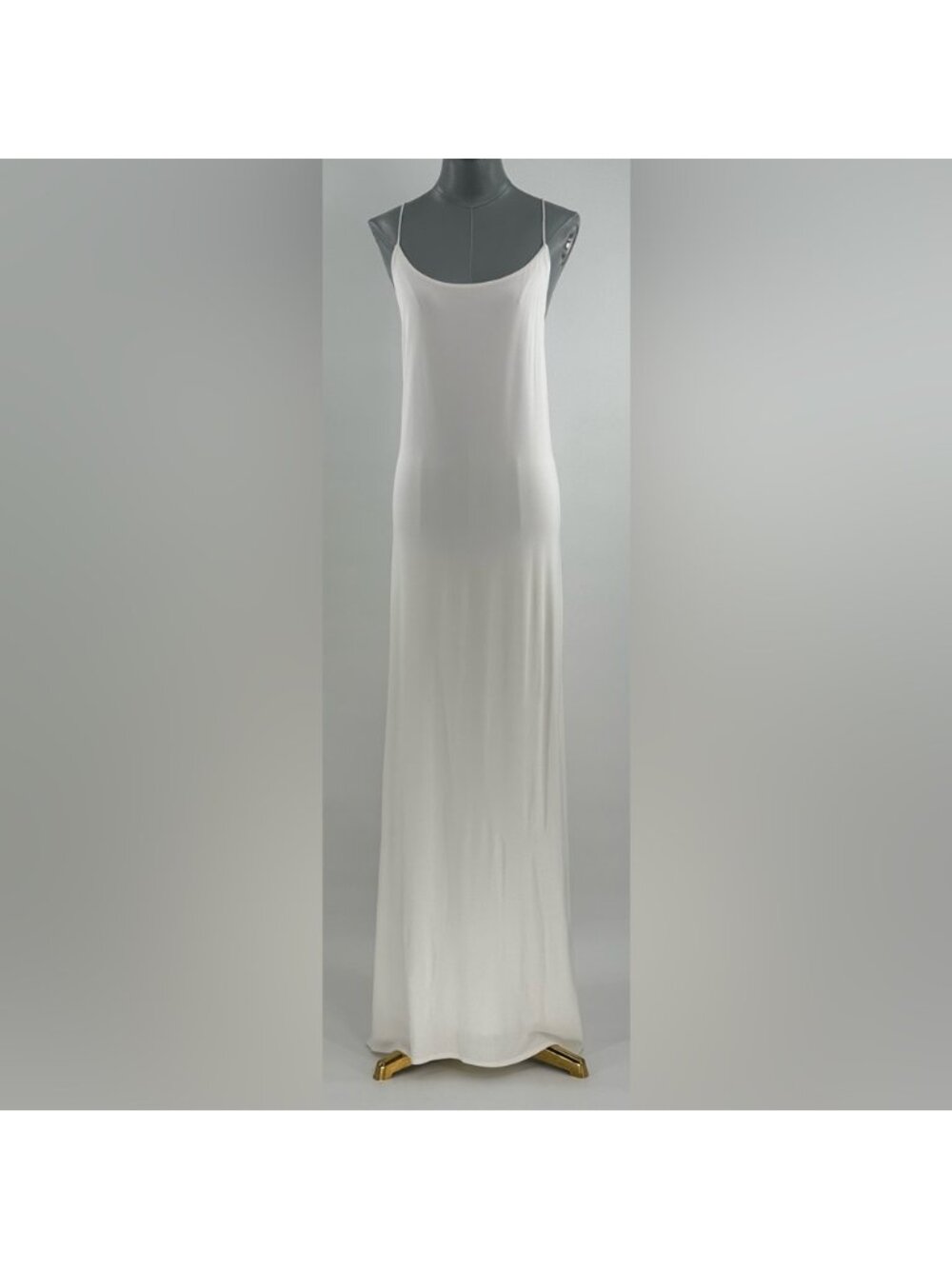 🆕 RAT & BOA 🧿 NWOT Amora Back Draped Jersey Dress, White - Sz S - Picture 2 of 15